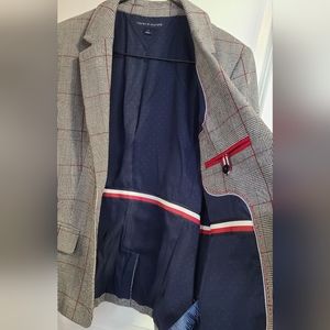 tommy hilfiger plaid blazer